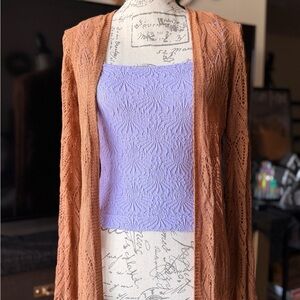 Three Bird Nest Lavender Textured Tank Top